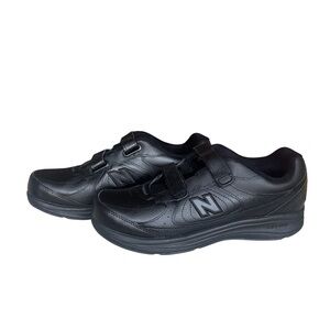 New Balance 577 Walking Shoes MW577VK Black Leather Velcro Men’s 9.5 D
